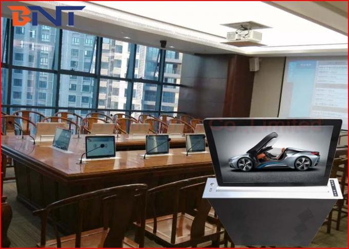 Elevador automático ultra fino do monitor do LCD com a tela retrátil de 21,5 polegadas