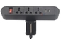 6,56 universal do cabo 3 do Ft e 2 USB-A com o grampo do preto do protetor de impulso na extensão Desktop do soquete de poder da tabela de conferência