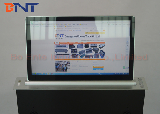Elevador Tabletop do monitor do LCD da conferência luxuosa com o tela táctil de 21,5 FHD