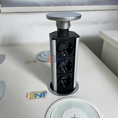 Soquete de cozinha com 3 tomadas de energia da UE Módulo personalizado para casa inteligente