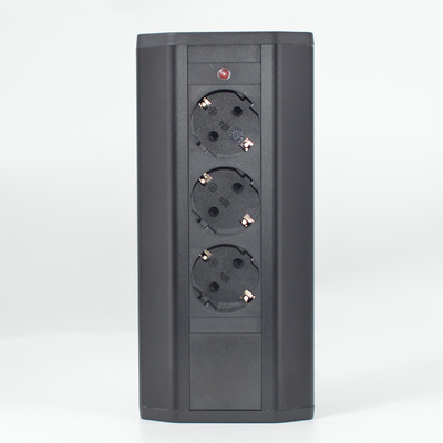 OEM/ODM Soquete de esquina EU Soquete de energia elétrica com 3 tomadas de corrente alternada adequado para escritório / desktop / mesa / cozinha