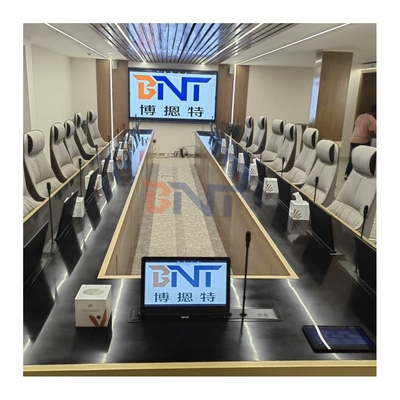BNT Full HD Screen Low Price Motorizado Retrátil Monitor Elevador Com Microfone para Conferência Sistema