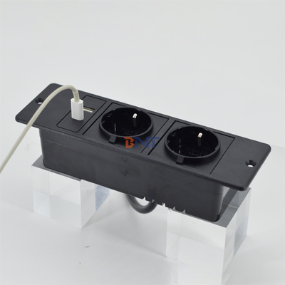 CE homologado de alta qualidade eu 2 tomadas tomada de sofá de escritório com usb a + c tomada para armário de TV de sofá