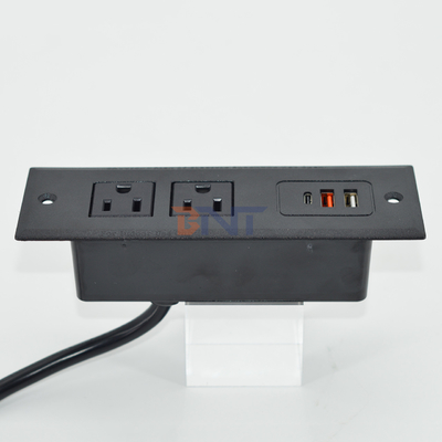 OEM/ODM Sofá multifuncional de escritório entrada de tomada de mesa tomada de energia com portas usb A + C