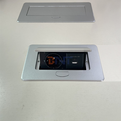 Embutida Desktop Socket pop up outlets USB A + C plugue de carregamento de energia Adequado para mesa de escritório