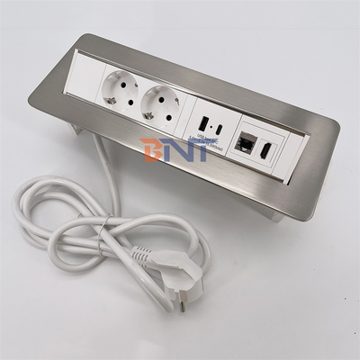 BNT Soquete Pop Up Personalizável Saída Soquete de Energia Escondida com Porta USB para Escritório