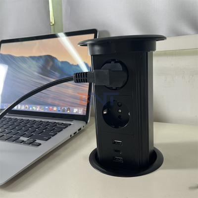 Eletrônico Smart Elevação inteligente Motorizada Desk Pop Up Socket Conferência Mesa Cozinha Socket Outlet