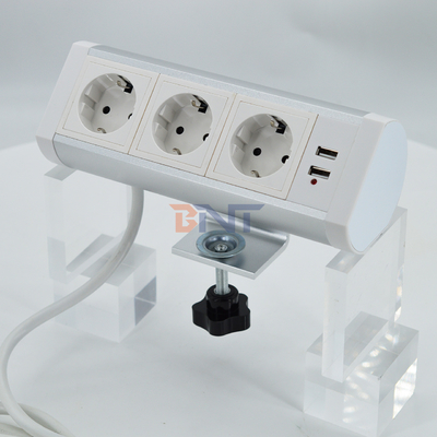 Boente pinça na secretária montagem desmontável de escritório multi-sacas de alimentação uk tomada com usb / mesa pinça montagem tomada de alimentação