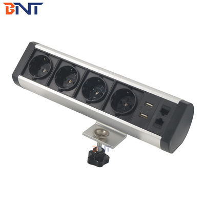 Boente eu conector de alimentação de tomada de tomada de tomada de tomada da mesa
