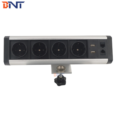 Boente eu conector de alimentação de tomada de tomada de tomada de tomada da mesa