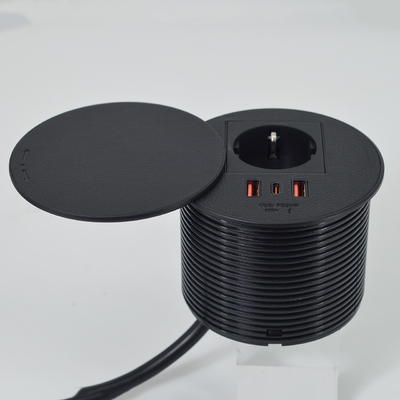 Mobiliário de escritório tomada de energia da UE & 2 usb a+ 1c para sofá mesa de café estação de carregamento