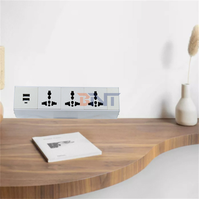 Boente eu conector de energia presa de mesa fixação tomada / tomada de mesa móvel