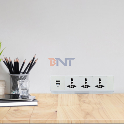 Boente eu conector de energia presa de mesa fixação tomada / tomada de mesa móvel