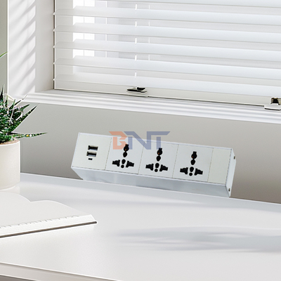 Boente eu conector de energia presa de mesa fixação tomada / tomada de mesa móvel