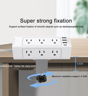 Boente multifuncional conector de energia presa de mesa montar tomada / tomada de mesa móvel tomada de mesa montar