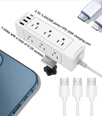 Boente multifuncional conector de energia presa de mesa montar tomada / tomada de mesa móvel tomada de mesa montar