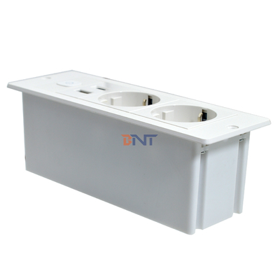 OEM/ODM ABS padrão UE 5V 2.1A Power USB A + C Socket de carregamento Conjunto de mesa/sofá Hotel/Bar/sala de reuniões