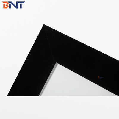 Bnt250 polegadas Tecido branco fosco tela de projeção dobrável rápida com quadrado de alumínio metal quadro dobrável