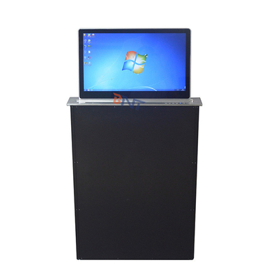 Motorizado 15,6 polegadas touch screen LCD monitor elevador para sistema de escritório sem papel