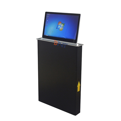 Motorizado 15,6 polegadas touch screen LCD monitor elevador para sistema de escritório sem papel