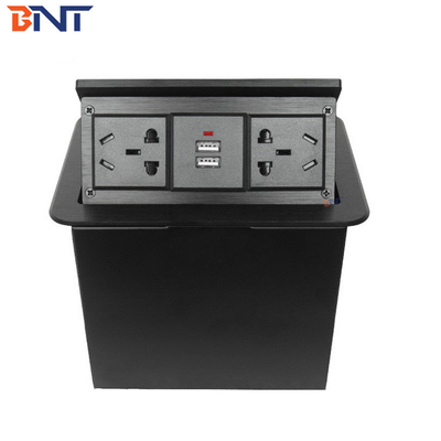 2.1 Amp Carregador USB Desktop Soquetes de alimentação Caixas, Pop Up Universal Plug
