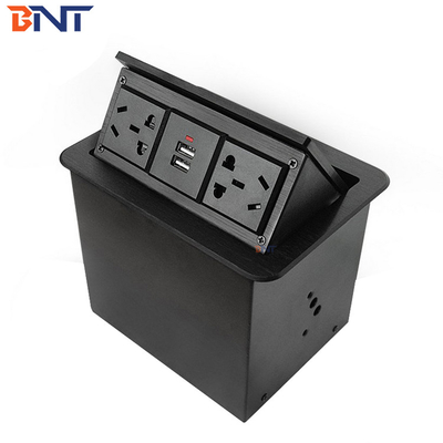 2.1 Amp Carregador USB Desktop Soquetes de alimentação Caixas, Pop Up Universal Plug