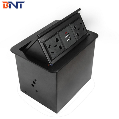 2.1 Amp Carregador USB Desktop Soquetes de alimentação Caixas, Pop Up Universal Plug