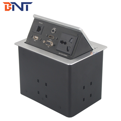 Multifunção de balcão de tomada de saída elétrica Matte Color Negro com HDMI / VGA