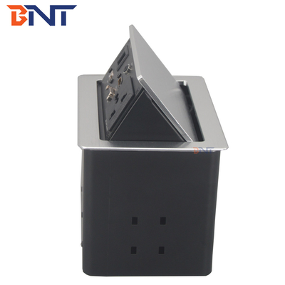 Multifunção de balcão de tomada de saída elétrica Matte Color Negro com HDMI / VGA