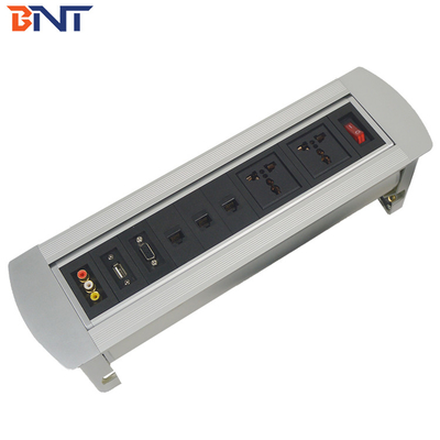 Conferência Escondida Rotativa Multi Power Socket Flip Up 10 - 13 Amp