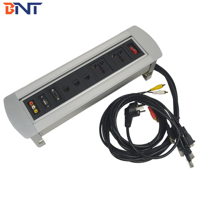 Conferência Escondida Rotativa Multi Power Socket Flip Up 10 - 13 Amp