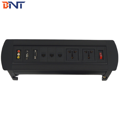 Conferência Escondida Rotativa Multi Power Socket Flip Up 10 - 13 Amp