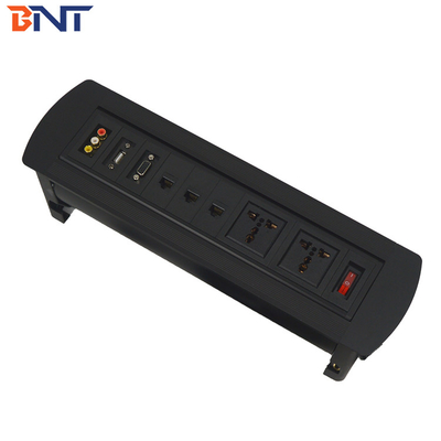 Conferência Escondida Rotativa Multi Power Socket Flip Up 10 - 13 Amp