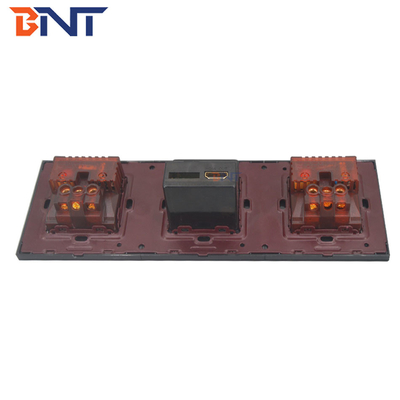 Smart Media Hub com Bluetooth, placas de tomada de parede multifunção