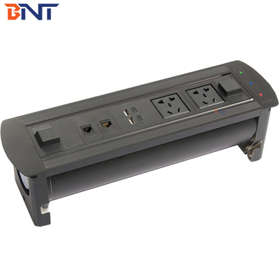 disponível mesa elétrica personalizada flip up socket com ângulo de virar de 180 graus EK6203