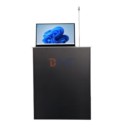 Montagem de descarga inteligente tela retrátil monitor LCD elevador elevador rápido Microfone incorporado para conferências