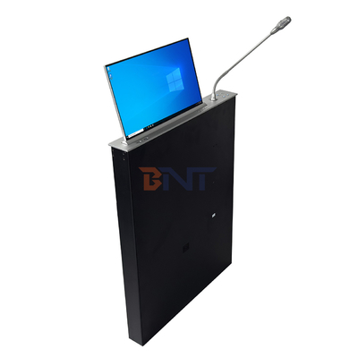 BNT Full HD Screen Low Price Motorizado Retrátil Monitor Elevador Com Microfone para Conferência Sistema