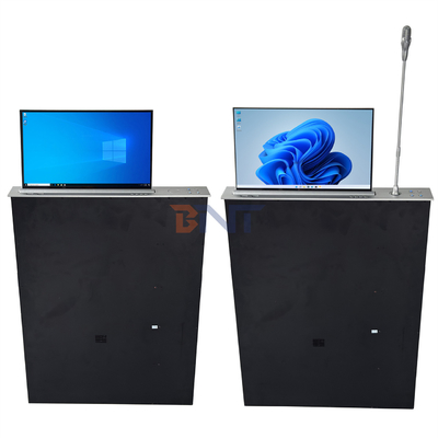 BNT Full HD Screen Low Price Motorizado Retrátil Monitor Elevador Com Microfone para Conferência Sistema