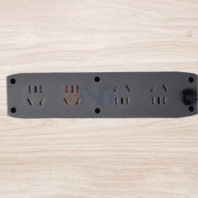 3 Soquetes de alimentação multifuncionais de painel de escritório com soquete elétrico 8AC e soquetes de carregamento duplos USB A + C