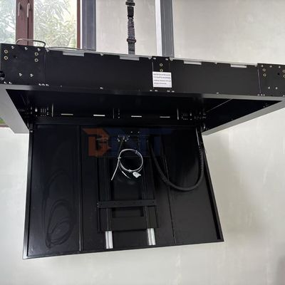 Suporte de elevação de TV motorizado de 55 polegadas com teto de controle remoto Flip Down TV Bracket com funções de queda e rotação