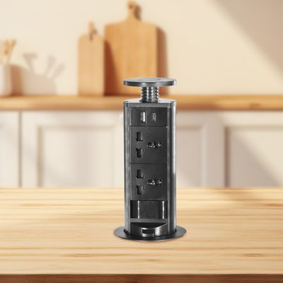 Tomada de Cozinha Universal Power Sacar a Tomada da Cozinha Tomadas de Cozinha Pop-up de Mesa Escondidas para Cozinha Inteligente Moderna