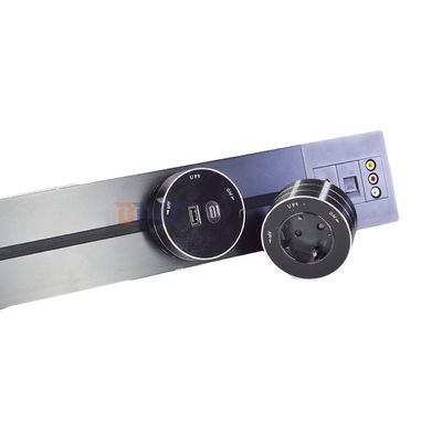 Nova Tomada Removível Interface de Corrente Fraca Conveniente Tomada de Trilho de Energia Multi-Tomada Montada na Parede