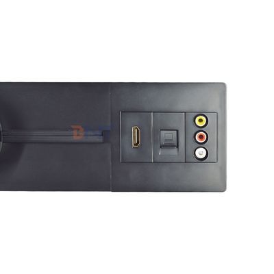 Nova Tomada Removível Interface de Corrente Fraca Conveniente Tomada de Trilho de Energia Multi-Tomada Montada na Parede