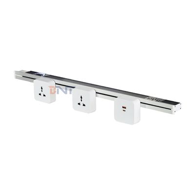 Nova tomada removível de trilho ultra estreito conveniente de parede de saída múltipla Power Rail Track Socket