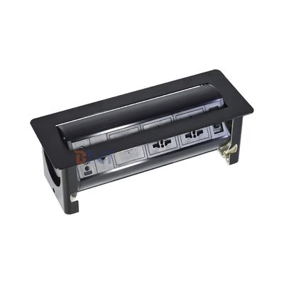 Interruptor de mesa giratória de multimídia Soquete/flip up Mesa tomada de alimentação / painel de mesa de conferência