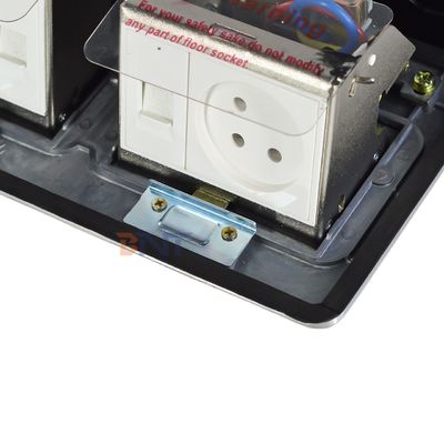 ODM/OEM Impecabilidade de água Tipo de tomada oculta de piso de tipo pop-up Israel Padrão 2 tomadas de corrente alternada Tomadas de terra