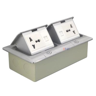 Soquete Pop-Up em Liga de Alumínio com Design de Retorno Lento para Operação Suave Fonte de Alimentação Personalizável